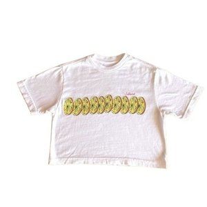 COOKE COLLECTIVE WOMENS WHITE CROP TOP SZ:XS NWOT